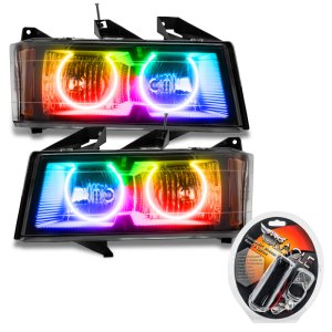 Chevrolet Colorado Headlight Assemblies - ORACLE Lighting - ColorSHIFT with SMD Halo Technology - `04-`12